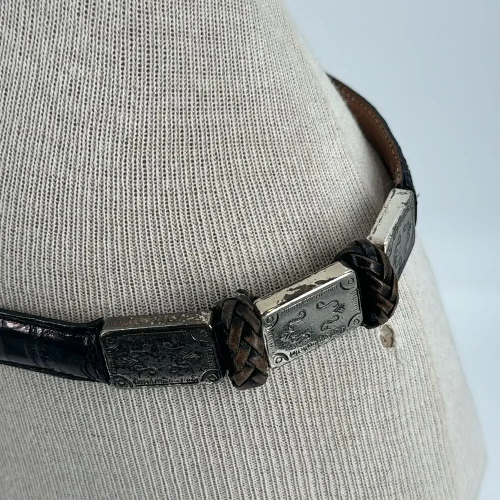 Vintage western Brighton leather belt